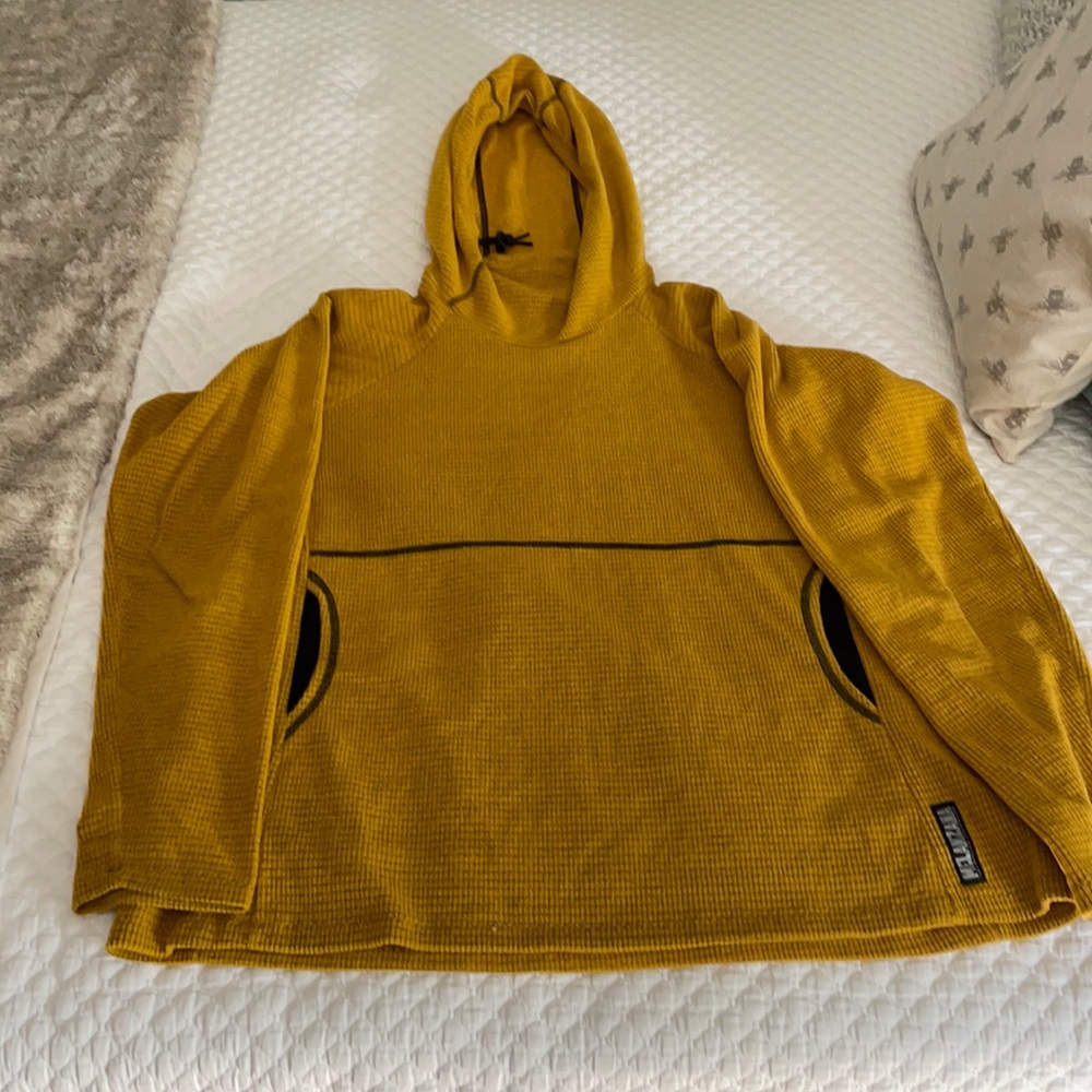 Womens XL melanzana microgrid pullover